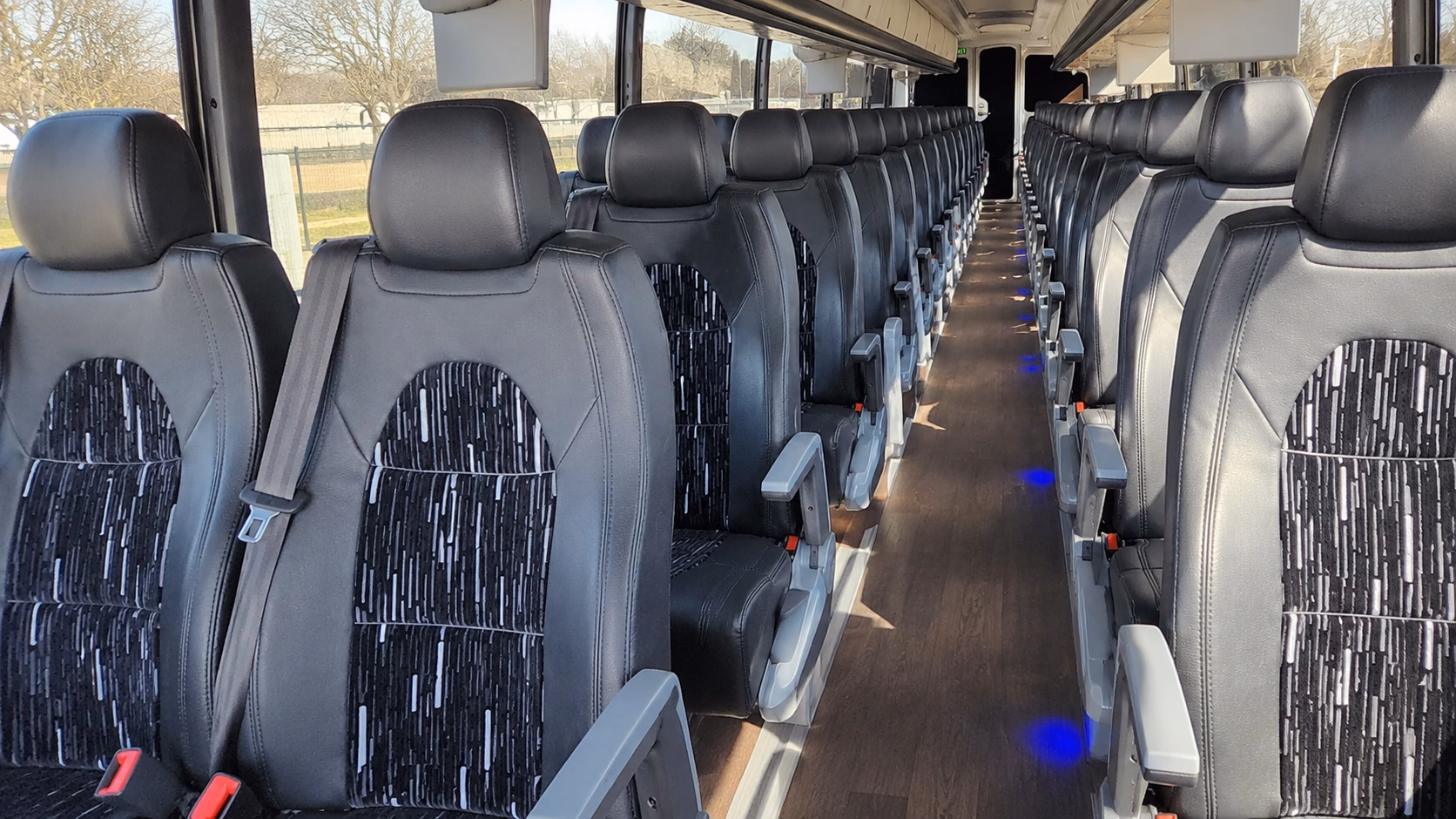 west new york religious group transportation onboard seating